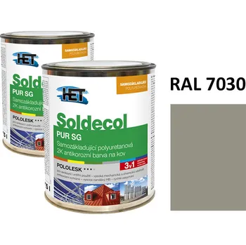 barva na kov Soldecol PUR SG 0,75 L RAL 7030
