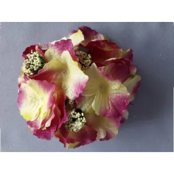 umělá květina Hortenzie vazbovka L036/ CREAM PURPLE