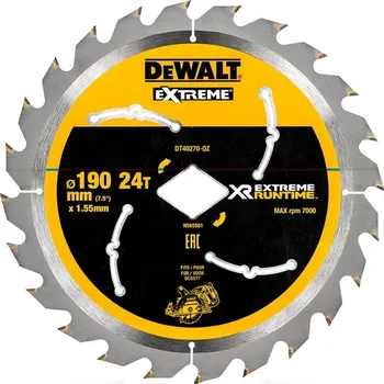 Pilový kotouč Dewalt DT40270 190 mm