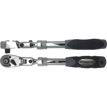Gola sada Ráčna teleskopická 1/2" 72 zubů, s výkyvnou a uzamykatelnou hlavou, s přepínací páčkou a vyhazovákem, 345-495 mm, Welzh (Welzh Werkzeug)