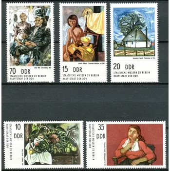 Poštovní známka (1974) MiNr. 2001 - 2005 ** - DDR - Státní muzeum Berlín: obrazy