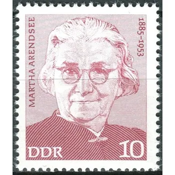 Poštovní známka (1975) MiNr. 2012 ** - DDR - Osobnosti německého labouristického hnutí (III) - Martha Arendsee