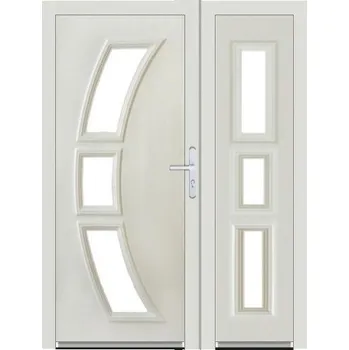 Vchodové dveře Dvoukřídlé vchodové plastové dveře Soft Alex