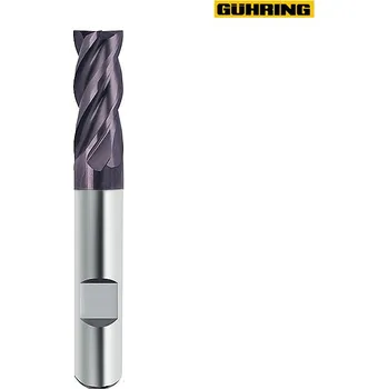 Fréza Fréza válcová 4břitá kr. SK nanoF HPC D3x8x57 (Fréza GUHRING 4břitá DIN6527-HB 2břity do středu nanoF Dxl 3x8x57)