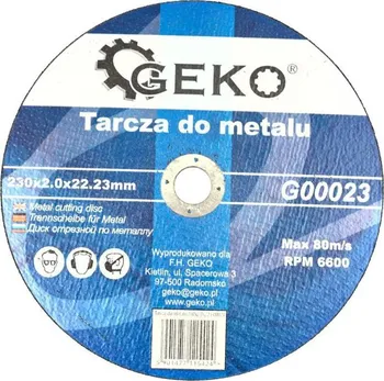 Řezný kotouč Geko G00023 230 x 2 mm