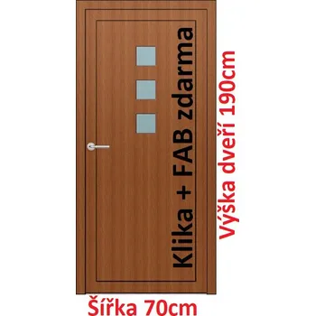 Vchodové dveře Vchodové plastové dveře Soft Ella 70x190 cm - Akce!