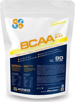 Aminokyselina 4Fitness BCAA 400 g