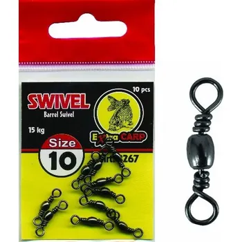 Extra Carp rybářský obratlík Barrel Swivel 10ks