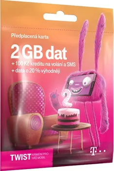 SIM karta T-Mobile SIM Twist S námi 2 GB