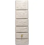 Plastová nádrž na dešťovou vodu SEINE 300 l, písková/kámen