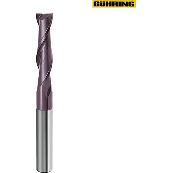 Fréza Fréza drážkovací 2břitá dl. SK nanoF D12x45x100 (Fréza GUHRING 2břitá DIN6535-HA nesouměrná nanoF Dxl 12x45x100)