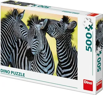 Puzzle Dino Tři zebry 500 dílků