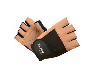 Fitness rukavice Madmax Fitness MFG444 hnědé