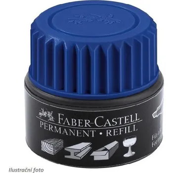 Náplň do psacích potřeb Faber-Castell Náplň Permanent GRIP 1505 - 25 ml modrá