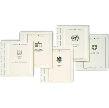 Obal pro sběratelský předmět Leuchtturm Titulní list s názvem a znakem státu UN (Vienna-Wien)