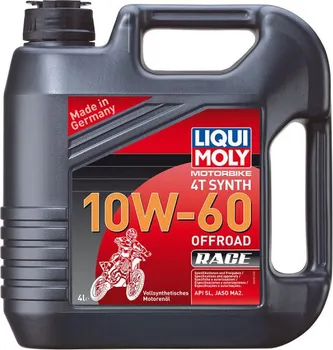 Motorový olej Liqui Moly Motorbike 4T Synth Offroad Race 10W-60 4 l