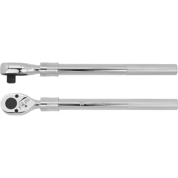 Gola sada Ráčna&nbsp;teleskopická&nbsp;3/4", 72 zubů, extra dlouhá 390 - 670 mm, s přepínací páčkou a vyhazovákem, Welzh (Welzh Werkzeug)