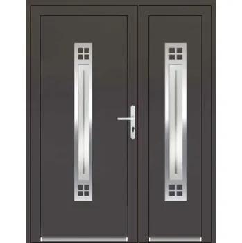 Vchodové dveře SOFT Dvoukřídlé Soft David 120/200/7 L Bílá