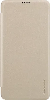 Pouzdro na mobilní telefon Nillkin Sparkle Leather Case pro Xiaomi Mi 8 Lite Gold