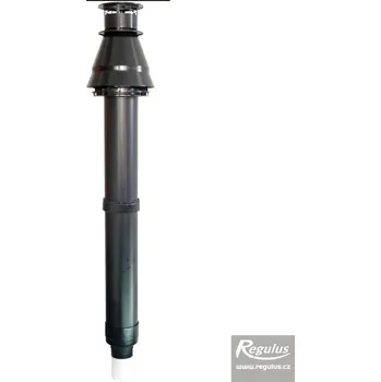 Kouřovod odkouření Regulus - komínek 1x80, průměr 125 mm (11258)