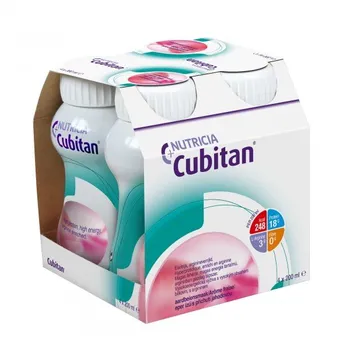 Nutricia Cubitan jahoda 4 x 200 ml