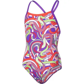 Chlapecké plavky SPEEDO Astro Fizz Thinstrap Crossback Purple Pink velikost: 116