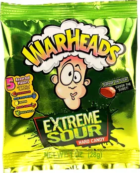 Bonbon Warheads Extreme Sour Hard Candy 28 g