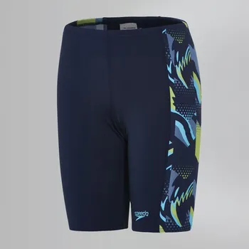Chlapecké plavky SPEEDO Allover Panel Boys Jammer Navy Blue velikost: 128