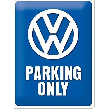 Plechová cedule Nostalgic Art Plechová cedule – Volkswagen Parking Only