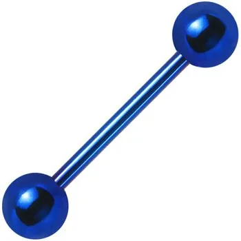 Piercing Šperky4U Piercing do jazyka tmavě modrý 1,6 x 16 mm - PJ01132-1616