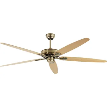 Stropní ventilátor CasaFan Classic Royal 180 antická mosaz/javor/buk