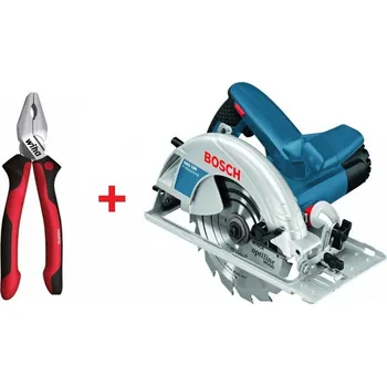 Okružní pila Bosch GKS 190 Professional + kleště Wiha 0615990K33