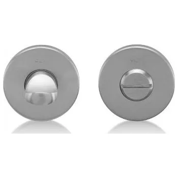 Dveřní kování M&T Spodní rozety kulaté, Economy nerez NRz, WC / koupelna