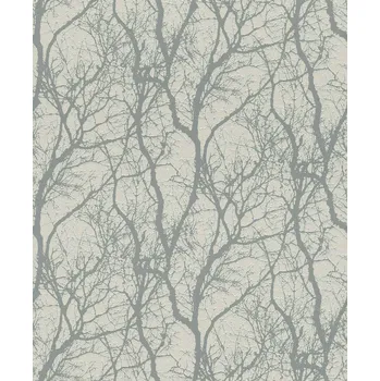 Tapeta Vliesová tapeta 633269 šedé větve, stromy / Vliesové tapety na zeď Aldora 2020 (0,53 x 10,05 m) Rasch