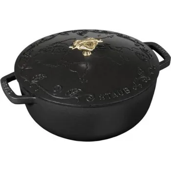 Hrnec Staub Cocotte Tomorrowland černý 24 cm