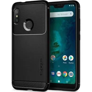 Pouzdro na mobilní telefon Spigen Rugged Armor pro Xiaomi A2 Lite/Redmi 6 Pro černé