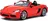 Bburago Porsche 718 Boxster 1:24, oranžová