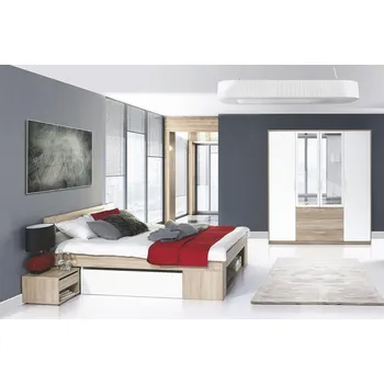 Ložnicová sestava Ložnice Milo (sektor) - Moderní ložnicová sestava