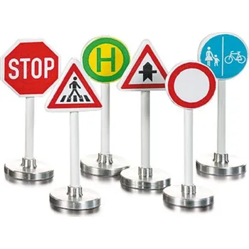 Výuková hračka Siku 0857 dopravní značky 5 ks