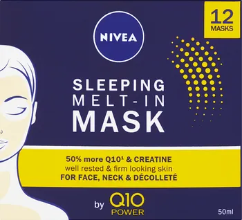 Pleťová maska Nivea Q10 Power noční maska 50 ml