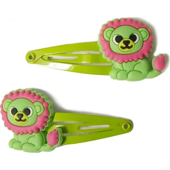 Sponky do vlasů s lvíčkem, 2 ks Barva: zelená