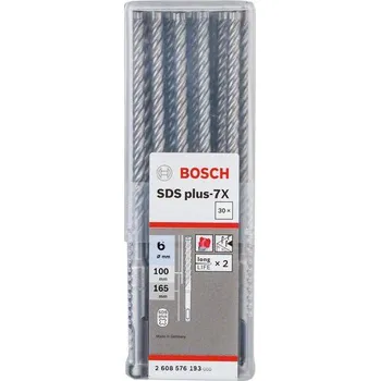 Příslušenství k vrtačce BOSCH SDS-plus-7X Professional 2608576193 6 mm 30 ks