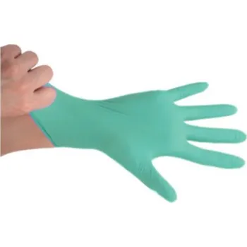 Pracovní rukavice Espeon nitrilové rukavice nepudrované zelené 100 ks S