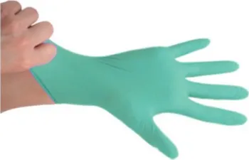 Pracovní rukavice Espeon nitrilové rukavice nepudrované zelené 100 ks S