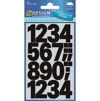 samolepka Avery Zweckform Číslice 3785 48 ks