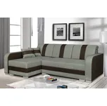 Nábytek PEGAS s.r.o. Rohová sedací souprava Costa L béžová/hnědá