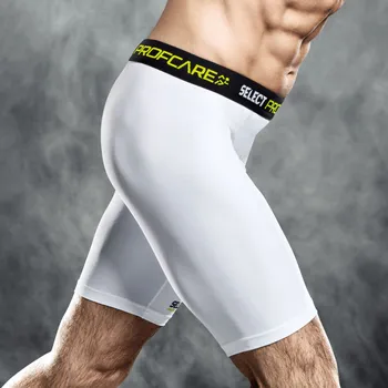 Pánské termo spodní prádlo Kompresní šortky Select Compression shorts 6402 bílá Velikost: XXL