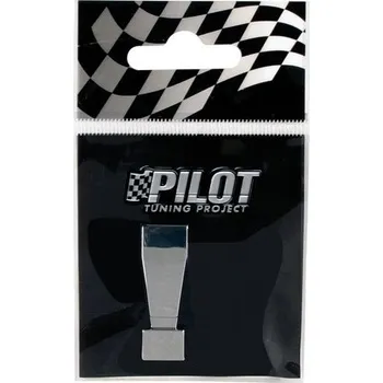 Samolepicí dekorace na vozidlo Pilot Chromovaný samolepící 3D znak (!) - Lampa Italy 07900