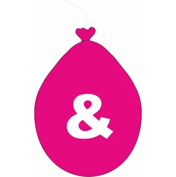 Balónek Balónek znak & růžový balonky.cz a3r