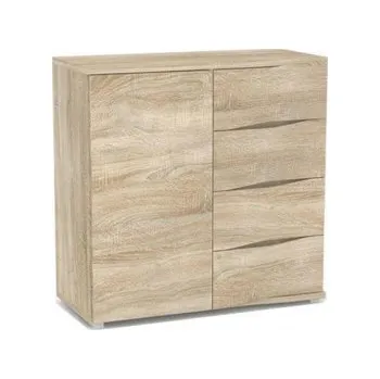 Komoda Komoda REA Wave 6 kombinovaná - dub bardolino